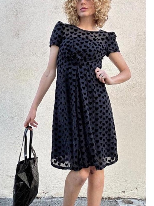 Marc By Marc Jacobs Black Hearts Dress